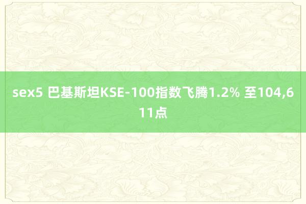 sex5 巴基斯坦KSE-100指数飞腾1.2% 至104，611点