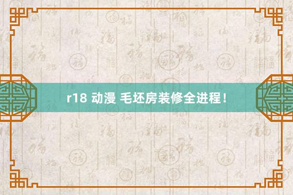 r18 动漫 毛坯房装修全进程！