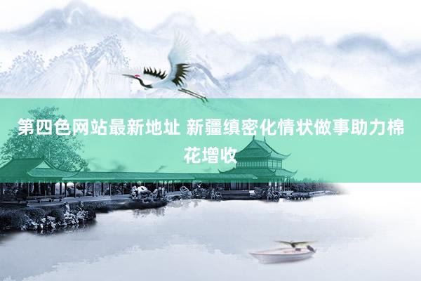 第四色网站最新地址 新疆缜密化情状做事助力棉花增收