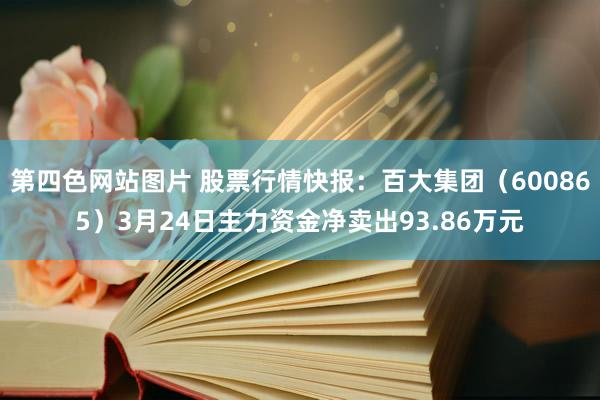 第四色网站图片 股票行情快报：百大集团（600865）3月24日主力资金净卖出93.86万元