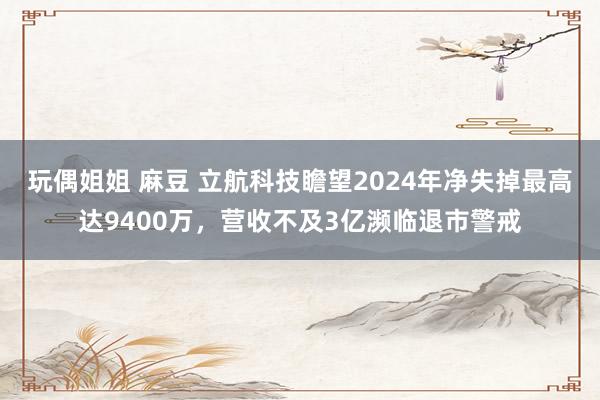 玩偶姐姐 麻豆 立航科技瞻望2024年净失掉最高达9400万，营收不及3亿濒临退市警戒