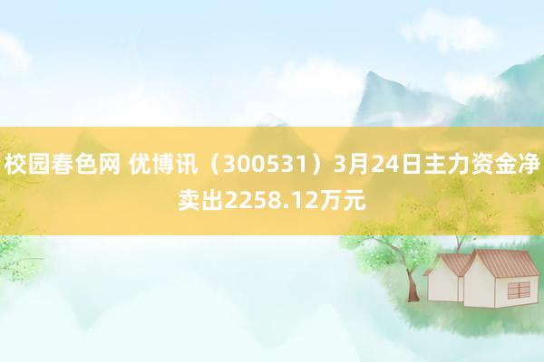 校园春色网 优博讯（300531）3月24日主力资金净卖出2258.12万元