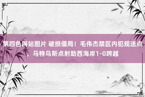 第四色网站图片 破损僵局！毛伟杰禁区内犯规送点，马特乌斯点射助西海岸1-0跨越